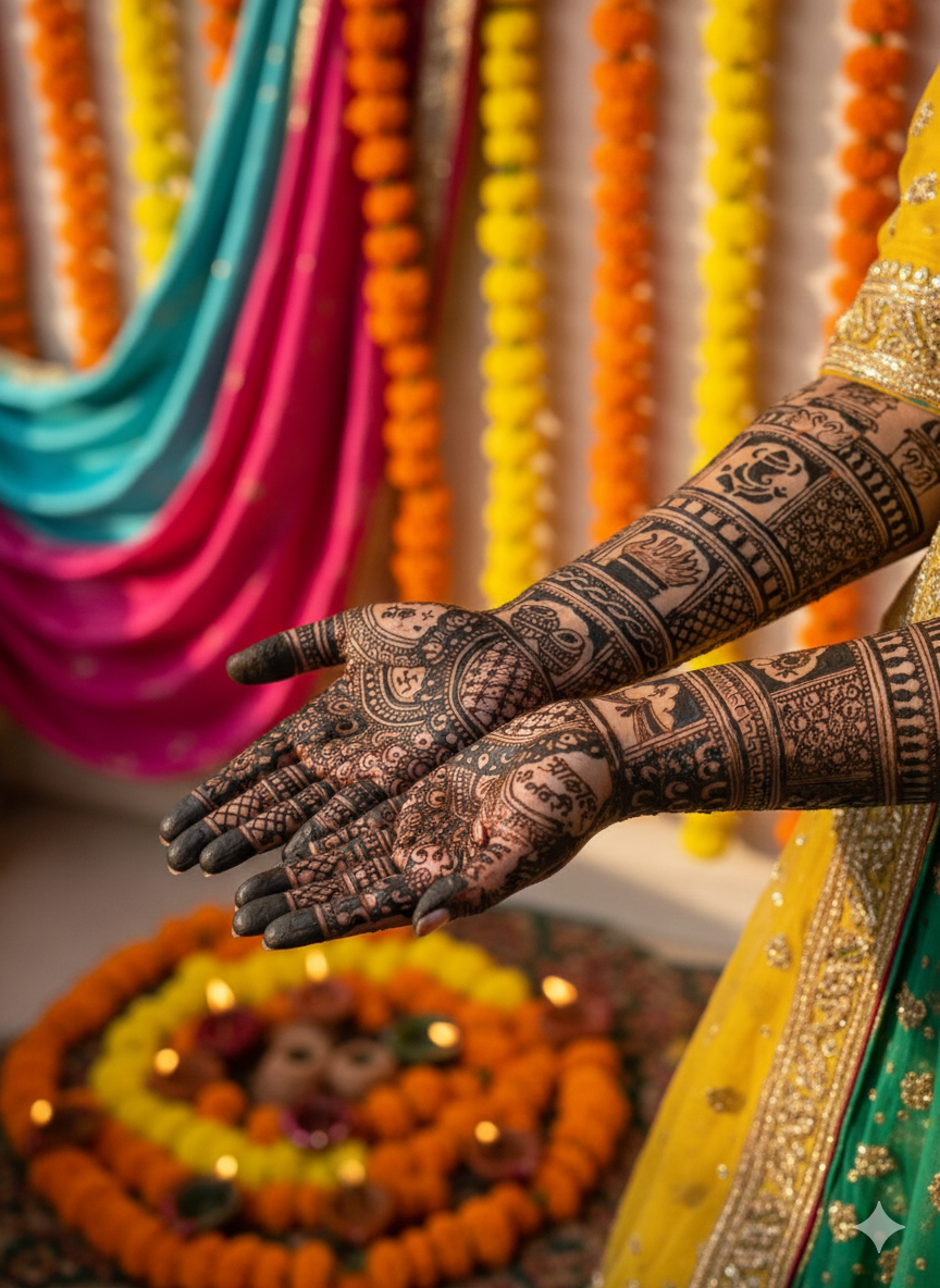 Festival Mehendi Design