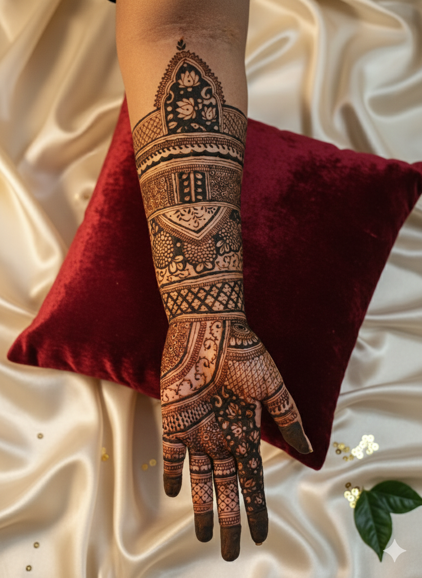 Contemporary Mehendi Design
